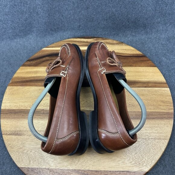 Cole Haan Loafers Size 9 M Dwight Tassel C01063 Men’s Brown Leather Slip On Shoe - Picture 7 of 9